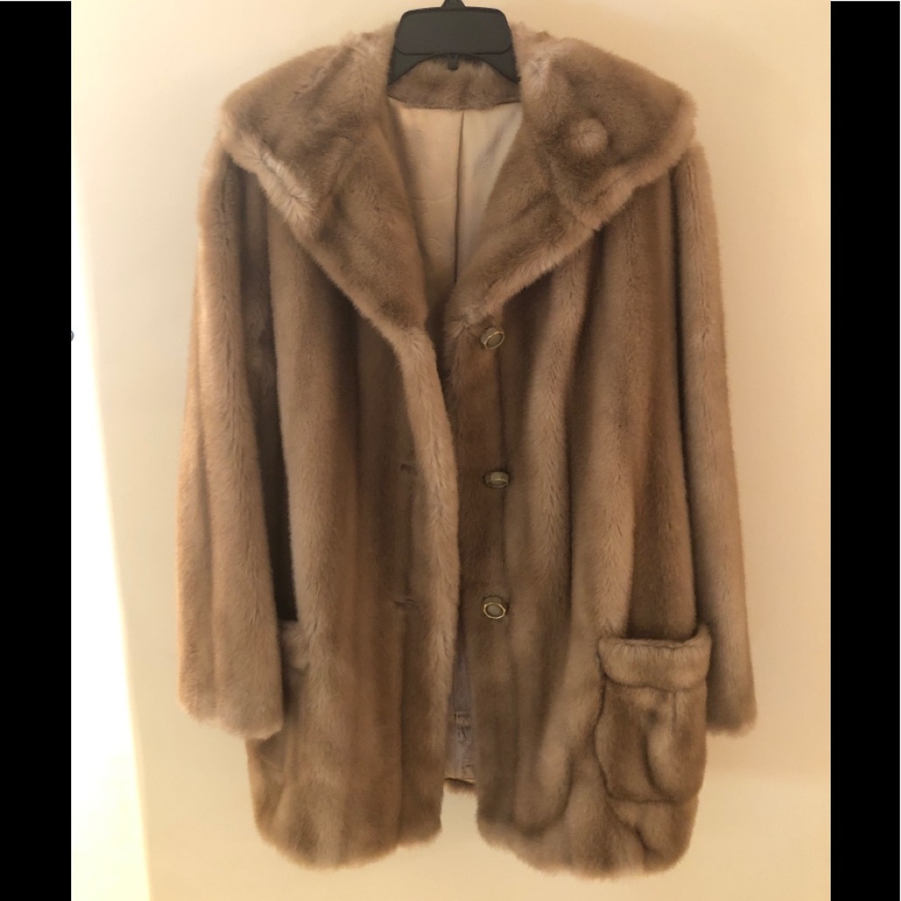 Vintage Faux Fur Coat